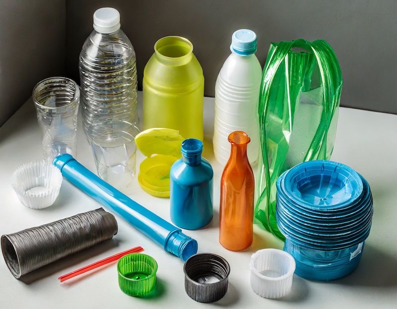 verschillende soorten plastic